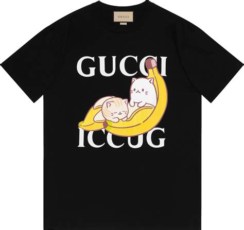 gucci cat banana shirt|gucci's banana cat.